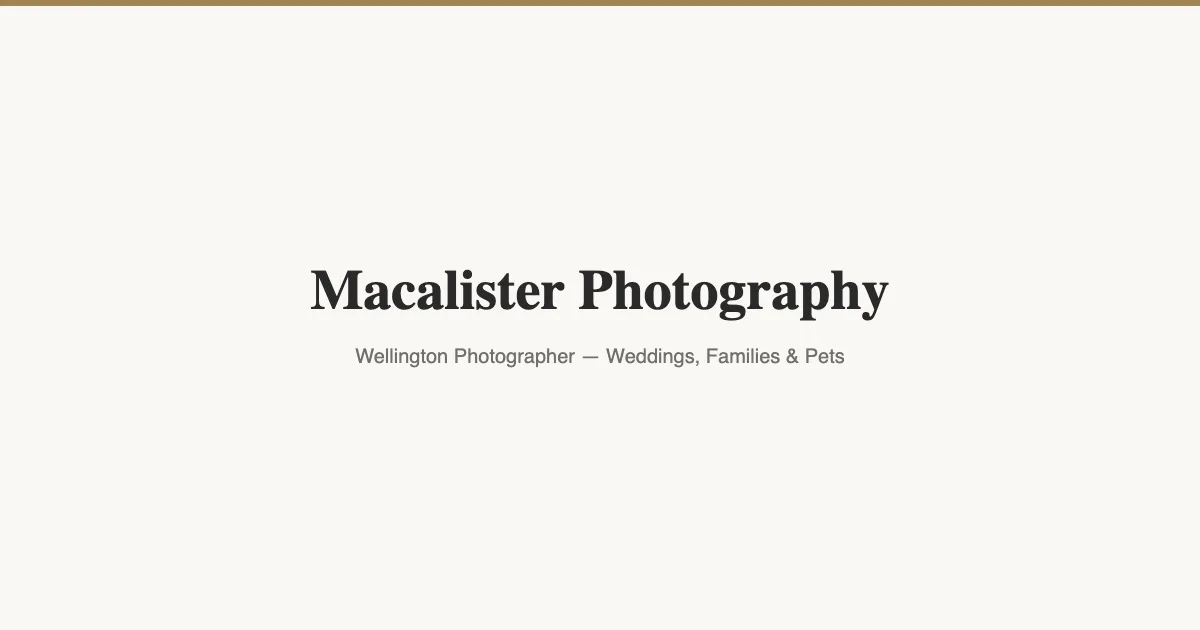 Macalister Photography