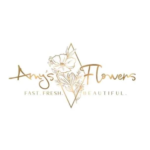 Amy's Wedding Flowers logo
