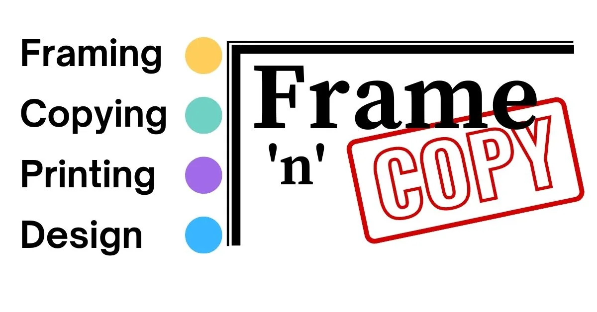Work by Frame 'n' Copy