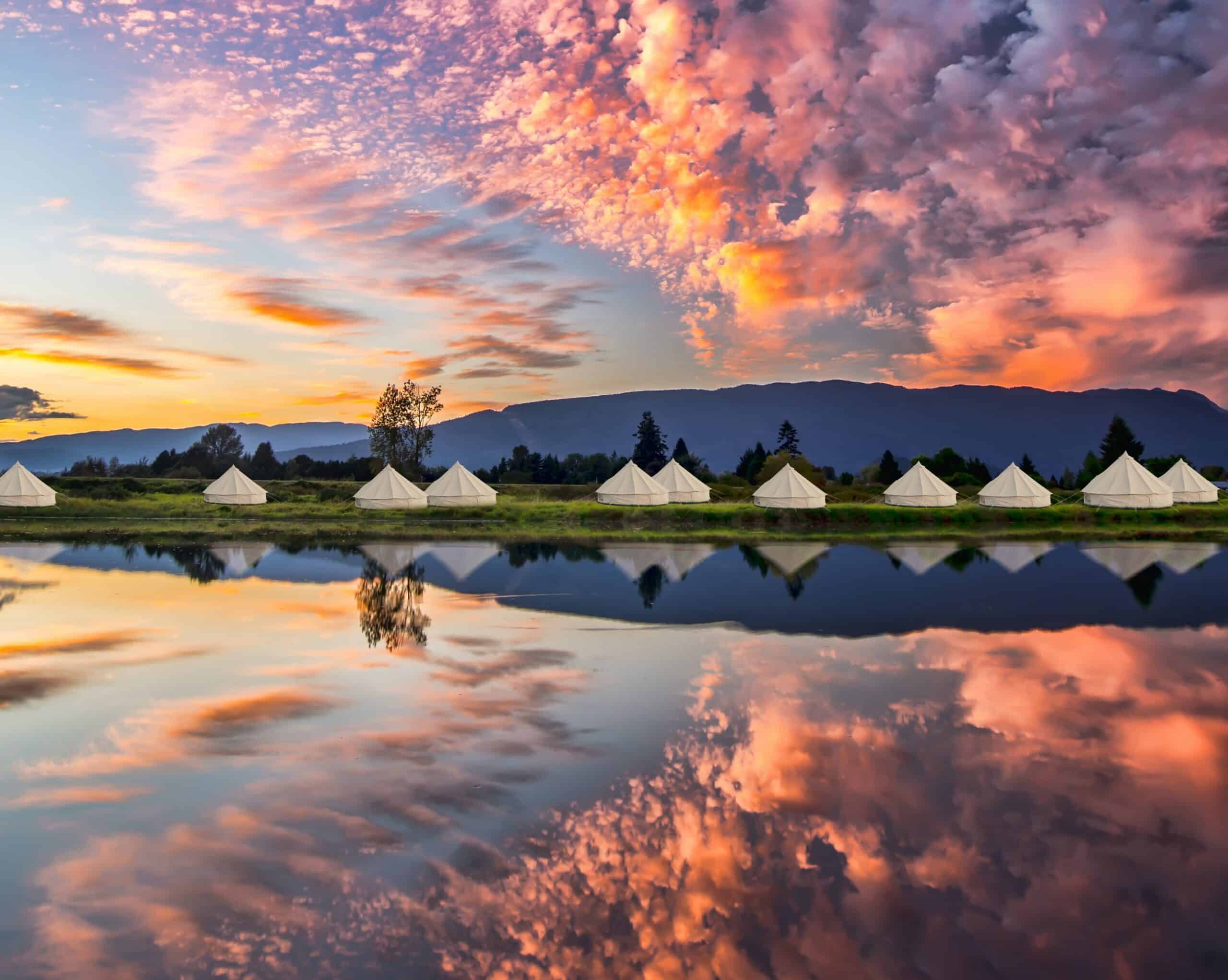 Glamping Tent Venue Accommodation, Marquees & Structures in Westgate