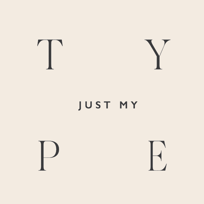 Just My Type logo