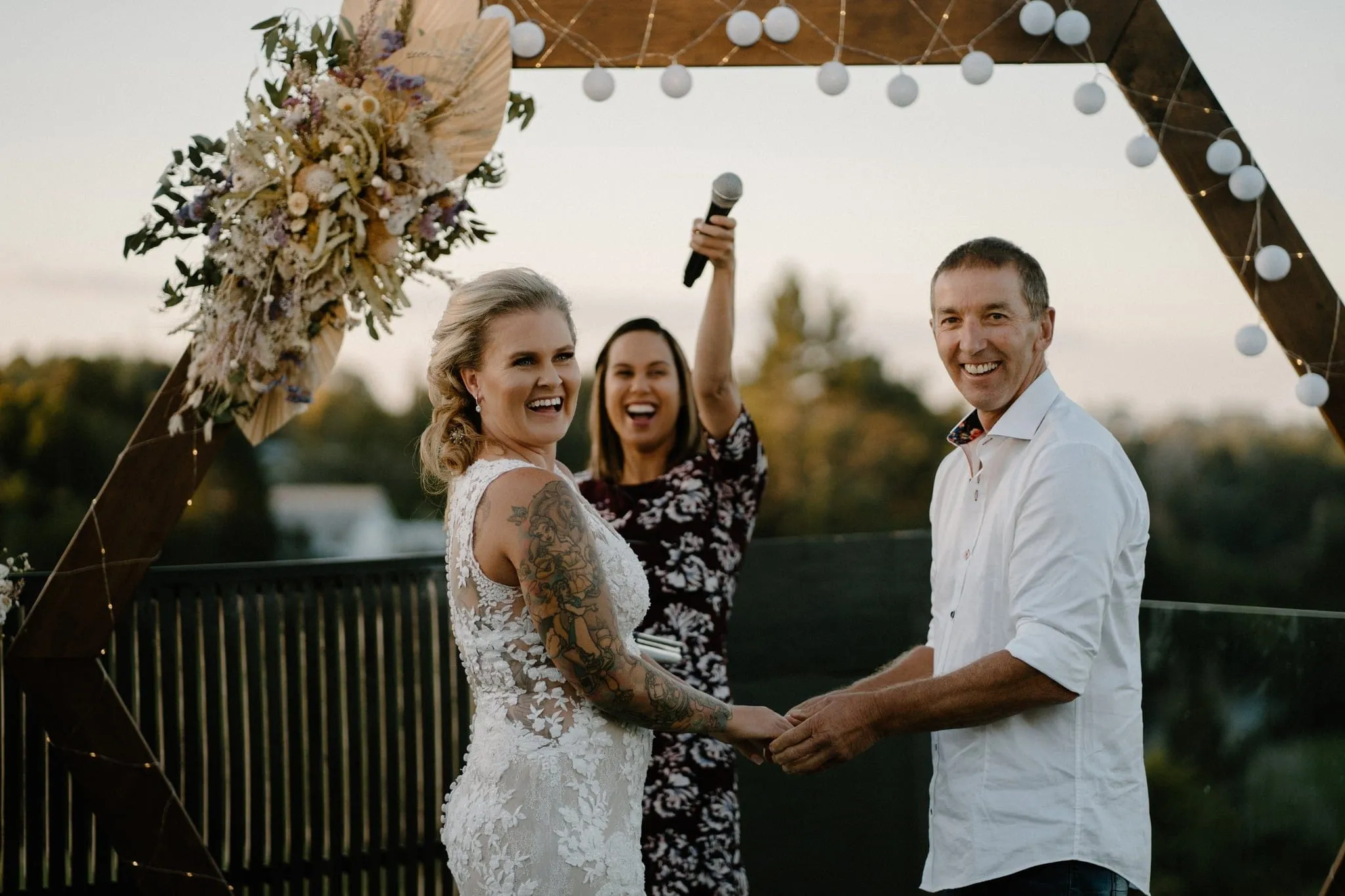 Rose Haskell, Celebrants in New Plymouth