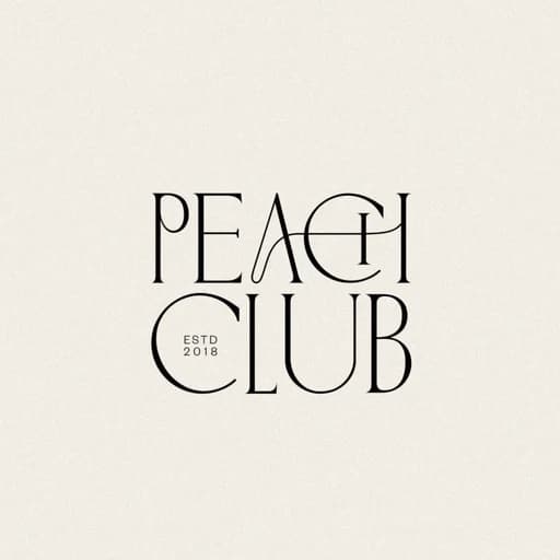 The Peach Club logo